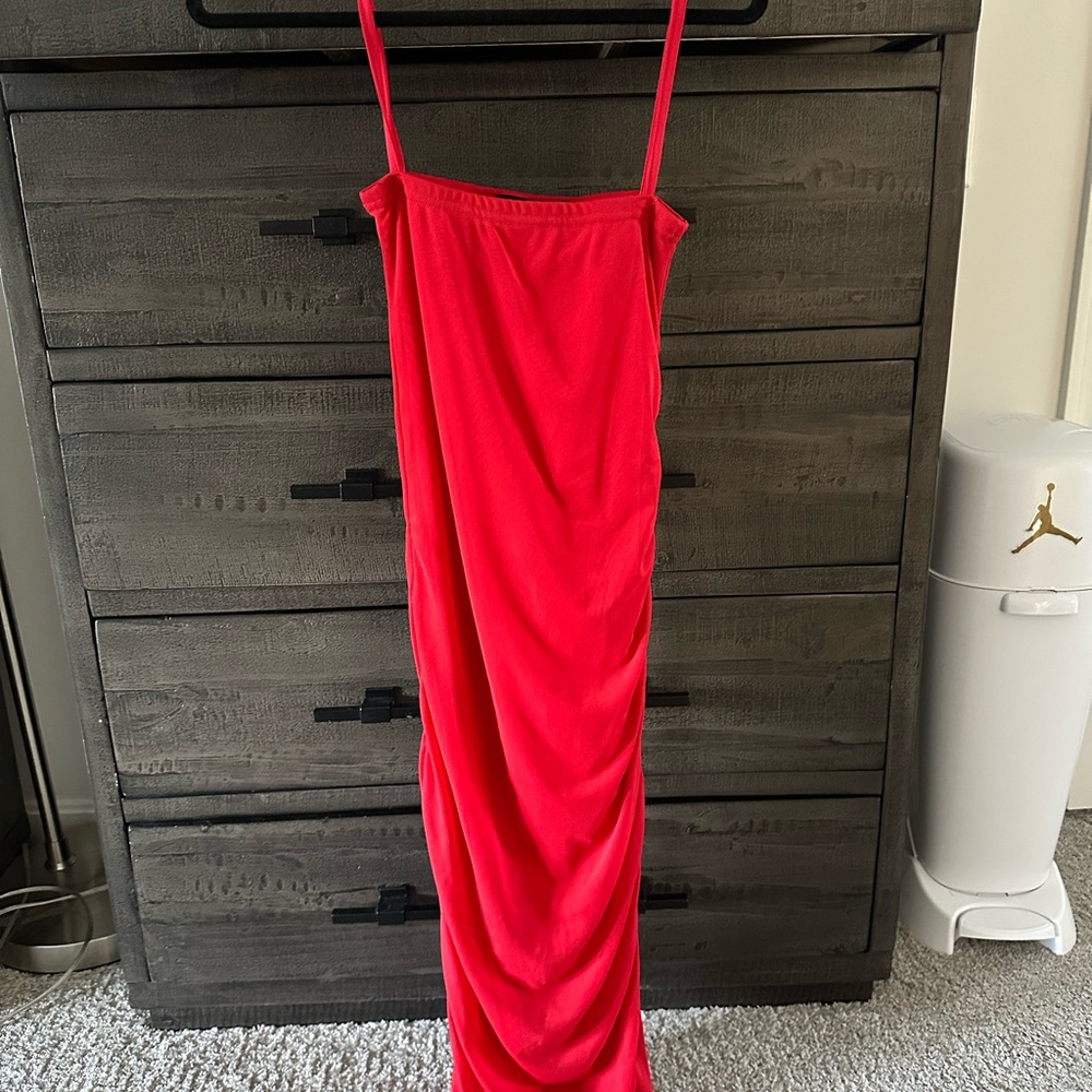 Elegant Red Women's Dress